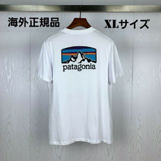 パタゴニア(patagonia)の夏物10%offセール　patagonia　半袖Tシャツ　ホワイト　XLサイズ(Tシャツ(半袖/袖なし))