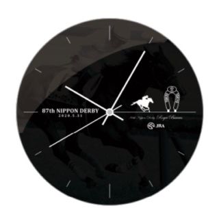 【限定品】コントレイル ウォールクロック 時計 日本ダービーキャンペーン