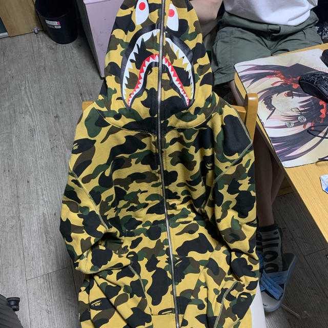 Bape shark hoodieリバーシブル シャークパーカー