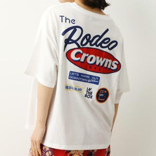 ロデオクラウンズワイドボウル(RODEO CROWNS WIDE BOWL)のMix big VネックTシャツ (Tシャツ(半袖/袖なし))