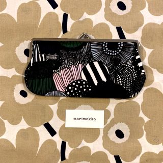 マリメッコ(marimekko)のmarimekko マリメッコ　Siirtolapuutarha がま口ポーチ(ポーチ)