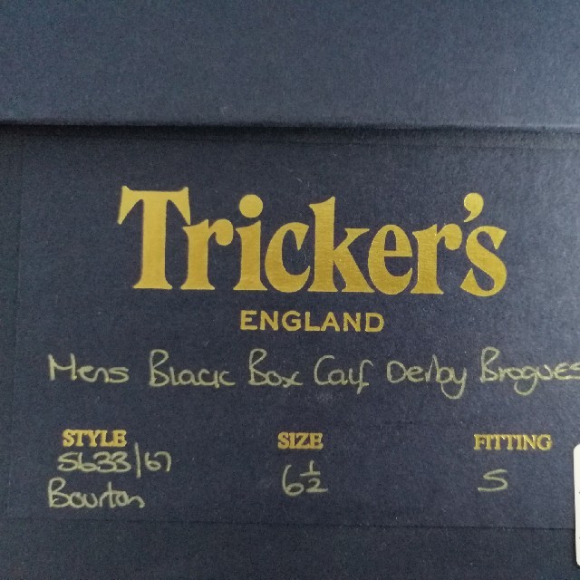 Trickers(トリッカーズ)のトリッカーズ　バートン　UK6.5 メンズの靴/シューズ(ドレス/ビジネス)の商品写真