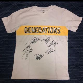 EXILE  GENERATIONS 直筆 サイン 入り ツアー T シャツ(男性タレント)