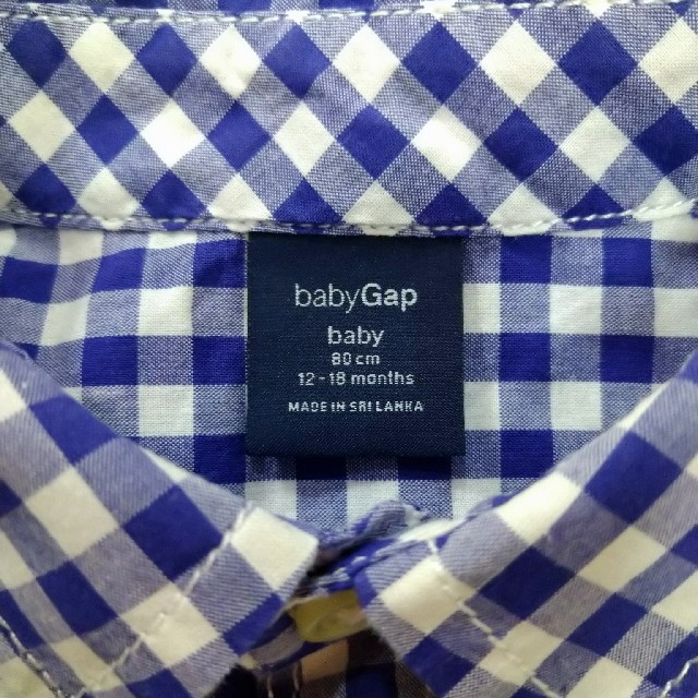 babyGAP(ベビーギャップ)のGAP　長袖シャツ キッズ/ベビー/マタニティのベビー服(~85cm)(シャツ/カットソー)の商品写真