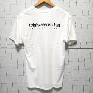 値下げ thisisneverthat ネバザ Ｔシャツ 白 韓国ファッション(Tシャツ/カットソー(半袖/袖なし))