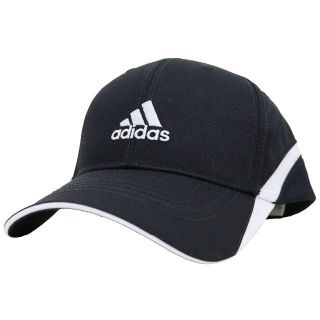 アディダス(adidas)のadidas アディダキャップ ツイルロゴ（ 約57～60cm）ブラック【新品】(キャップ)