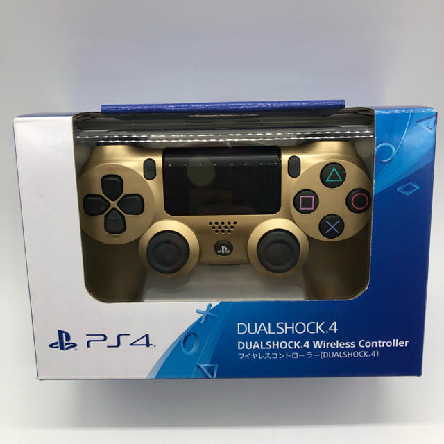 約210g端子即発送　数量限定モデル DUALSHOCK4 ゴールド 送料込み　新古品　消毒済