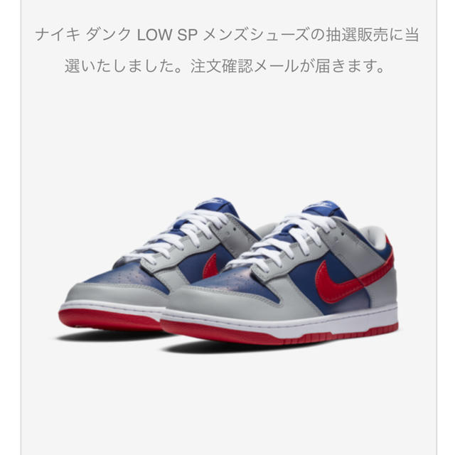 NIKE(ナイキ)のnike dunk low samba 27.5 メンズの靴/シューズ(スニーカー)の商品写真