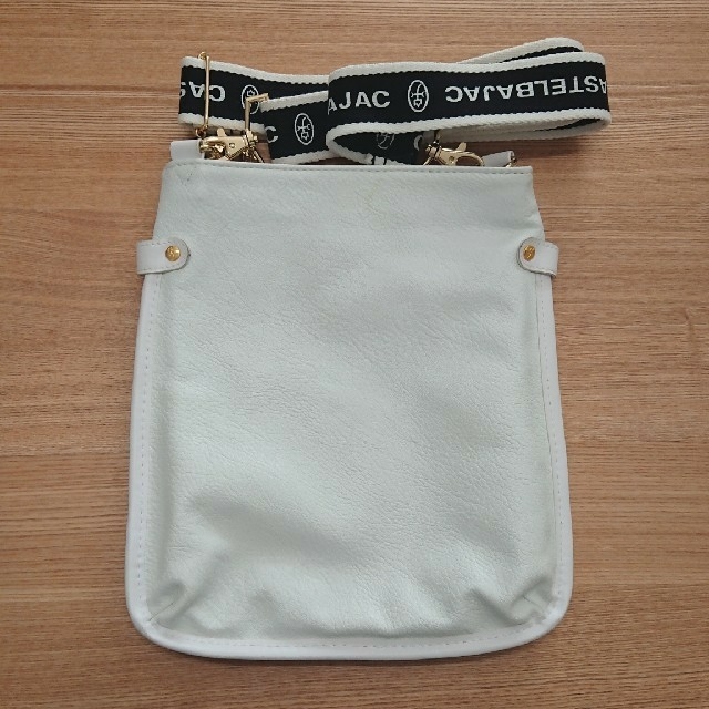 CASTELBAJAC(カステルバジャック)のカステルバジャック ショルダーバッグ  ホワイト メンズのバッグ(ショルダーバッグ)の商品写真