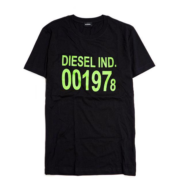 DIESEL(ディーゼル)のディーゼル ★ XS スリムフィット グラフィック ロゴ タイト Tシャツ メンズのトップス(Tシャツ/カットソー(半袖/袖なし))の商品写真