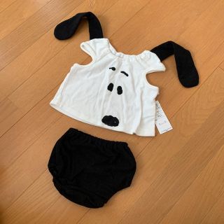 スヌーピー(SNOOPY)のスヌーピー セットアップ 70(ロンパース)