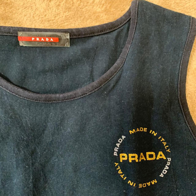 PRADA(プラダ)のタンクトップ　PRADA ブラック レディースのトップス(タンクトップ)の商品写真