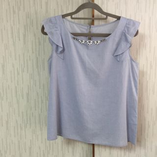 プロポーションボディドレッシング(PROPORTION BODY DRESSING)の【訳あり】ビジュー付きブラウス(シャツ/ブラウス(半袖/袖なし))