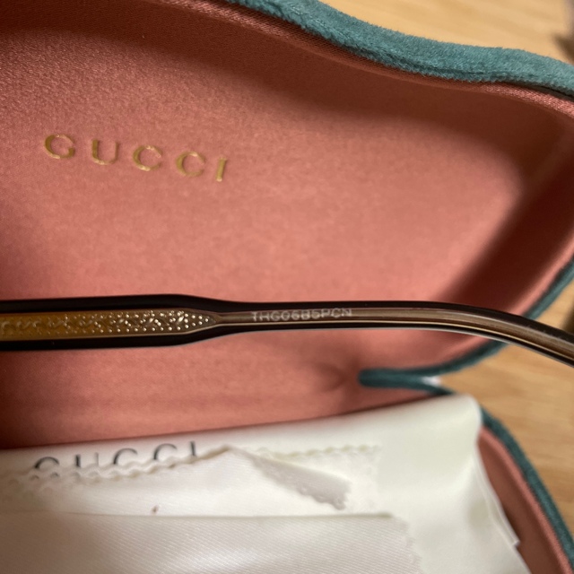 Gucci(グッチ)のGUCCI メガネ　eyewear サングラス　ゴールド メンズのファッション小物(サングラス/メガネ)の商品写真