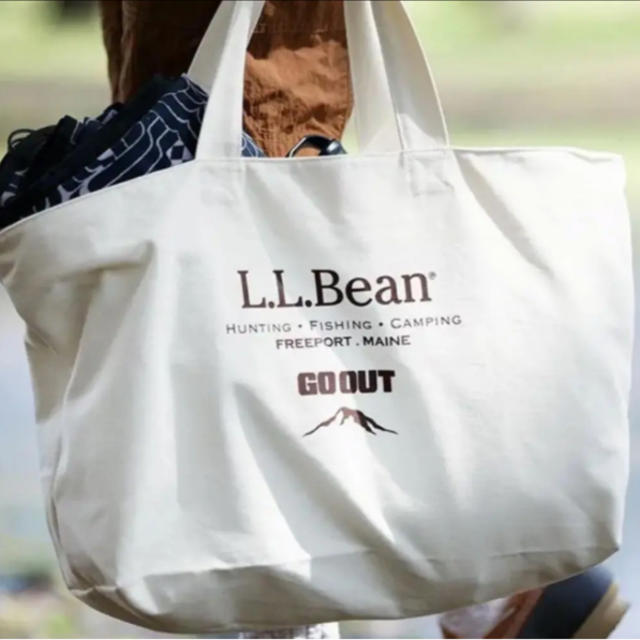 L.L.Bean(エルエルビーン)のマウントレーニア×L.L.Bean オリジナルトートバッグ (非売品) レディースのバッグ(トートバッグ)の商品写真