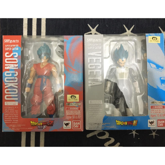 BANDAI(バンダイ)のs.h.figuarts ドラゴンボール 孫悟空SS&ベジータSS ハンドメイドのおもちゃ(フィギュア)の商品写真