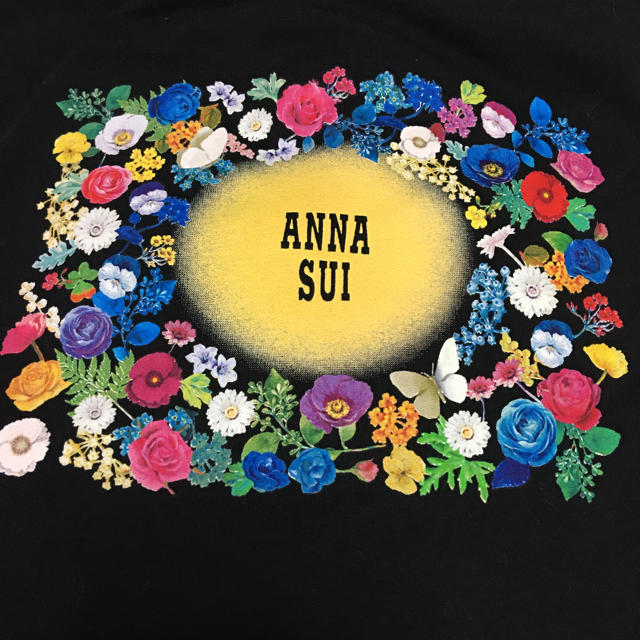 ANNA SUI(アナスイ)のユニクロ　アナスイ　コラボTシャツ　Lサイズ　ラスト レディースのトップス(Tシャツ(半袖/袖なし))の商品写真