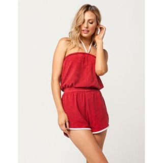 ボルコム(volcom)の★VOLCOM★ Cityfied Romper レッド［XS］(オールインワン)