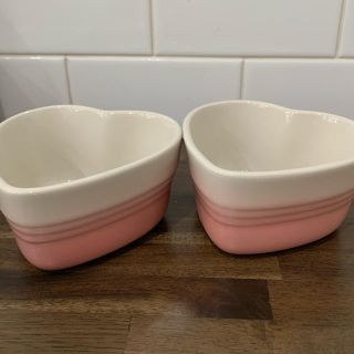 ルクルーゼ(LE CREUSET)のルクルーゼ　ラムカン　フルール　パウダーピンク(食器)