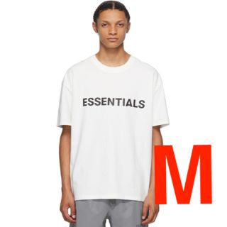 フィアオブゴッド(FEAR OF GOD)のfear of god  essentials Tシャツ　白　M ホワイト(Tシャツ/カットソー(半袖/袖なし))