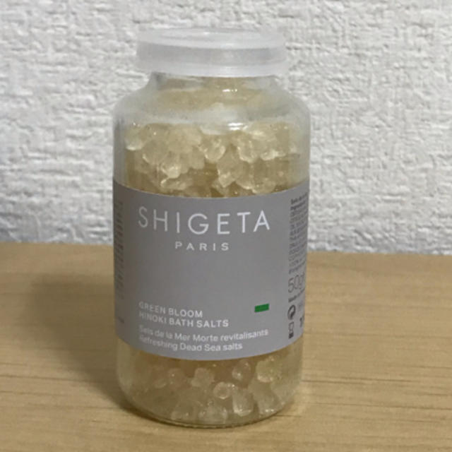 SHIGETA(シゲタ)のSHIGETA グリーンブルーム バスソルト 50g ヒノキ コスメ/美容のボディケア(入浴剤/バスソルト)の商品写真