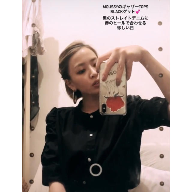 moussy - MOUSSY♡GATHER SLEEVE ブラウス♡パフスリーブ新色