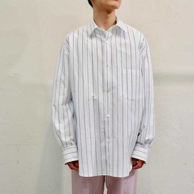 URU OVERSIZED STRIPE SHIRTS 1 | フリマアプリ ラクマ