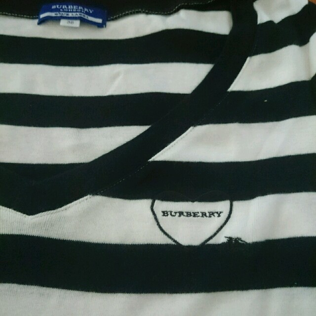 BURBERRY(バーバリー)のバーバリーボーダーTシャツ レディースのトップス(Tシャツ(長袖/七分))の商品写真