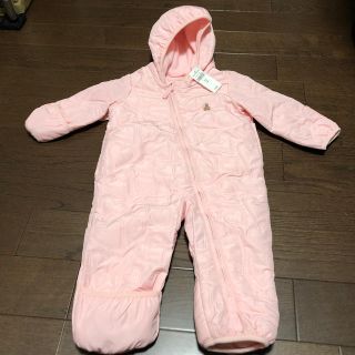 ベビーギャップ(babyGAP)の【新品】GAP ジャンプスーツ　70cm ピンク　ハート(カバーオール)