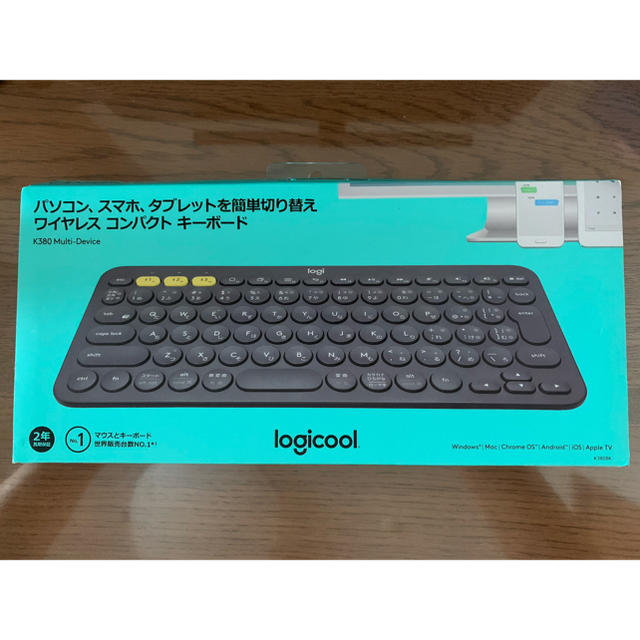 ロジクール Logicool Bluetoothキーボード K380 スマホ/家電/カメラのPC/タブレット(PC周辺機器)の商品写真