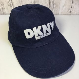 ダナキャランニューヨーク(DKNY)のDKNY JEANS CAP 濃紺 フリーサイズ(キャップ)