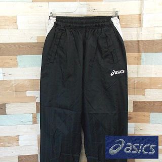 アシックス(asics)の【ASICS】 美品 アシックス ブラックナイロンボトムス サイズ160(ジャージ)