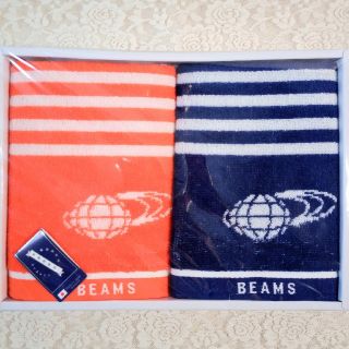 ビームス(BEAMS)の【BEAMS✕今治タオル】フェイスタオル 2枚（送料無料）(タオル/バス用品)