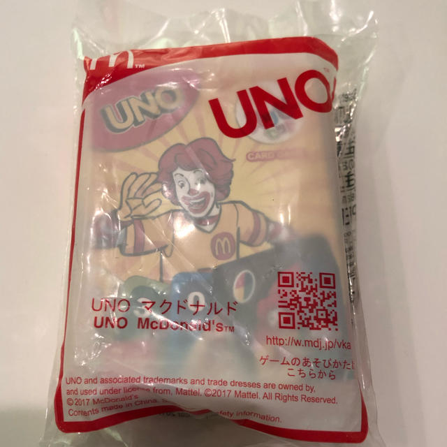 マクドナルド(マクドナルド)のマクドナルド　UNO エンタメ/ホビーのテーブルゲーム/ホビー(トランプ/UNO)の商品写真