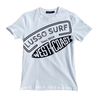パタゴニア(patagonia)の西海岸コーデ☆LUSSO SURF ビッグロゴTシャツ　Lサイズ☆RVCA(Tシャツ(半袖/袖なし))