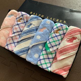 ラルフローレン(Ralph Lauren)のクーポン使えます・ギフトにも❣️ラルフローレン ガーゼタオルハンカチ(ハンカチ)