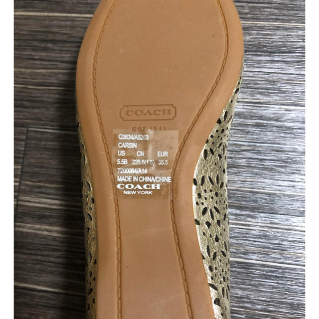 COACH(コーチ)の新品未使用　COACH バレエシューズ レディースの靴/シューズ(バレエシューズ)の商品写真