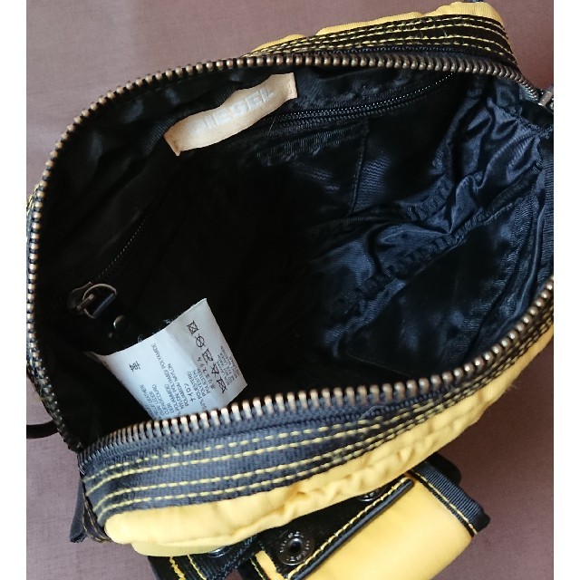 DIESEL(ディーゼル)の♥️DIESEL ディーゼル バッグ イエロー×ブラック 新品未使用 メンズのバッグ(ボディーバッグ)の商品写真