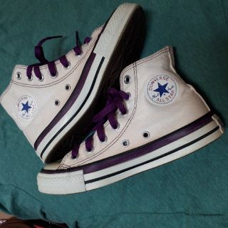 コンバース(CONVERSE)のコンバース　ハイカット　白　23(スニーカー)