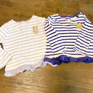 ザラキッズ(ZARA KIDS)のZARA 女の子トップス✯2枚セット(Ｔシャツ)