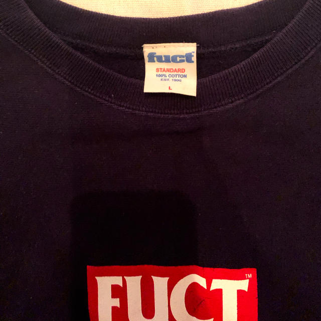 FUCT(ファクト)のFACT メンズ　トレーナー　ネイビー レディースのトップス(トレーナー/スウェット)の商品写真