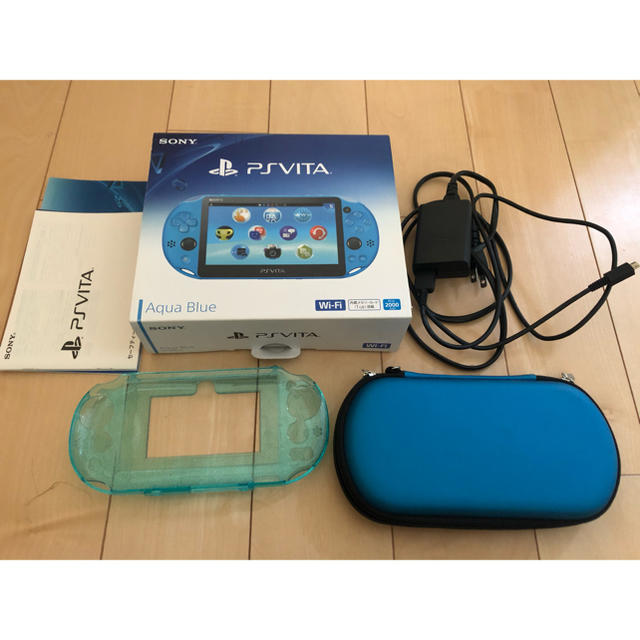 PSVITA アクアブルー　美品セット