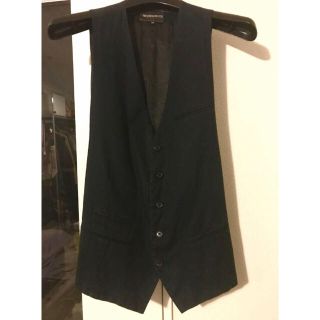 アンドゥムルメステール(Ann Demeulemeester)のアンドゥムルメステール　ジレ　ベスト(ベスト)