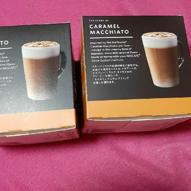 ネスレ　ドルチェグスト専用カプセルスターバックス キャラメル マキアート2箱 食品/飲料/酒の飲料(コーヒー)の商品写真