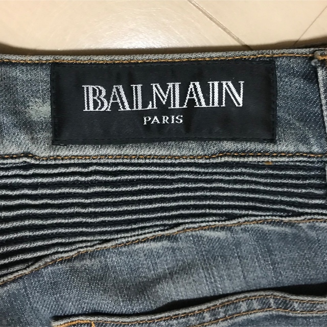 BALMAIN(バルマン)のバルマン オム　バイカー　デニム メンズのパンツ(デニム/ジーンズ)の商品写真