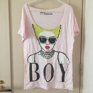 ジョイリッチ(JOYRICH)のジョイリッチ JOYRICH ピンク ビッグT(Tシャツ(半袖/袖なし))