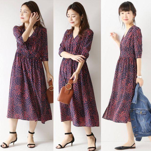 【Spick and Span】ドットプリントワンピース