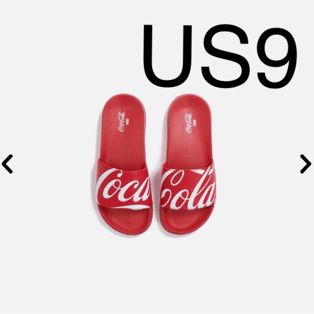 コカ・コーラ(コカコーラ)のKITH COCA-COLA SLIDES サンダル キス US9 27cm メンズの靴/シューズ(サンダル)の商品写真