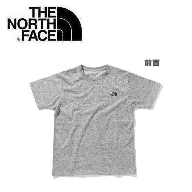 THE NORTH FACE(ザノースフェイス)のザノースフェイス ショートスリーブスクエアロゴＴシャツ グレー XL スポーツ/アウトドアのアウトドア(その他)の商品写真