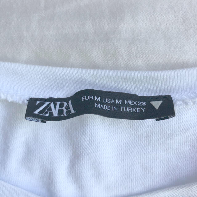 ZARA(ザラ)のZARA ショルダーパットTシャツ レディースのトップス(Tシャツ(半袖/袖なし))の商品写真